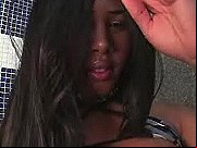 Bronzed shemale fucked by her lover